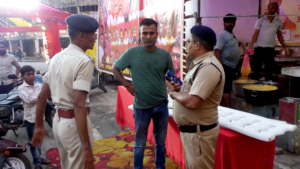 Raigarh Durga Pandal Security