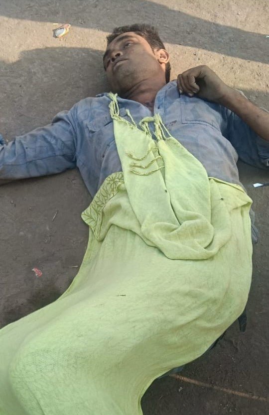 रायगढ़ ट्रांसपोर्ट नगर में अज्ञात व्यक्ति का शव मिलने के मामले की पुलिस जांच