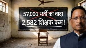 छत्तीसगढ़ में सरकारी शिक्षक भर्ती को लेकर उठे सवाल और शिक्षकों की संख्या के आंकड़े